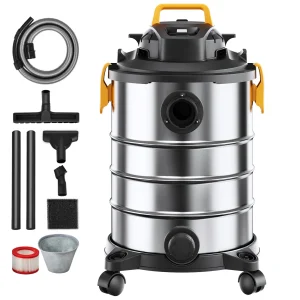 SucceBuy Stainless Steel Wet Dry Shop Vacuum Wet